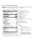 Bossen 8.38 lb. Strawberry Jelly Topping Nutrition Information Bossen 8.38 lb. Strawberry Jelly Topping Nutrition Information