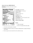 Bossen Sweet Diced Taro Topping Nutrition Informtion