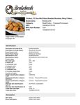 Spec Sheet/Nutrition