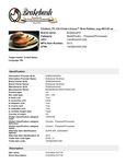 Spec Sheet/Nutrition