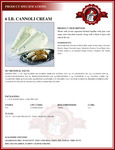 Brooklyn Cannoli Cannoli Cream Filling Nutrition