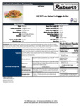 BURGER VEGGIE GRILLER 40-3.75 OZ RATNERS 78364576004