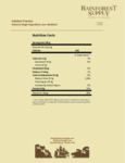 Calafate Powder NUTRITION LABEL Calafate Powder NUTRITION LABEL