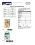 GOYA Canilla Long Grain Rice Nutrition Information GOYA Canilla Long Grain Rice Nutrition Information