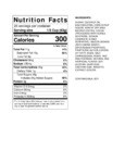 Capora Coffee Frappe Nutrition