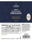 Capora Marbled Choc Espresso Beans Nutrition