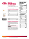Caramel Bettercreme Nutrition