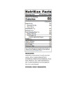 Carr's Original Water Crackers Nutrition Label
