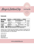 Cookie Dough Bliss Edible Snickerdoodle Cookie Dough Nutrition Information