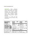 Ashoka Chatpata Achari Dipping Sauce Nutrition Information