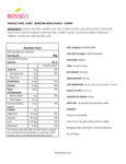 Bossen Pure25 Cherry Bursting Boba Nutrition