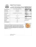 BREAKFAST SANDWICH CHORIZO 4OZ nutrition