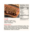 Chunk Slab Nutrition