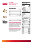 Rich's Cinnamon Chip Scone Nutrition Rich's Cinnamon Chip Scone Nutrition