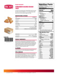 Rich's Cinnamon Scone Nutrition Rich's Cinnamon Scone Nutrition
