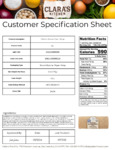 WRAP CHICKEN BACON RANCH 8OZ nutrition