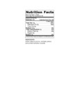 Colavita Roasted Garlic Extra Virgin Olive Oil 32 oz. Nutrition Sheet