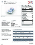 Cream Cheese Spread Portion Cups 0.75 oz. Nutrition