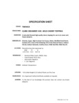 Creamery Ave Cherry Dessert / Sundae Topping Nutrition Information
