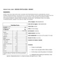 Bossen Mango Crystal Boba Nutrition Information