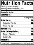 Nutrition Sheet