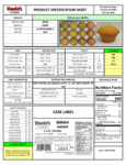 David's Cookies Corn Muffin