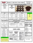 David's Cookies Double Chocolate Chip Muffin