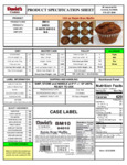 David's Cookies  Raisin Bran Muffin