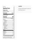 DaVinci_Spicy_Ginger_Syrup_Nutrition DaVinci_Spicy_Ginger_Syrup_Nutrition