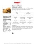 Spec Sheet/Nutrition