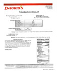 DeIorios_12_oz_Frozen_Dough_Ball_Spec_Sheet DeIorios_12_oz_Frozen_Dough_Ball_Spec_Sheet