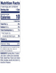Diet sparkling cranberry nutrition