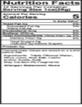 Belosa 375 mL Dirty Martini Juice Nutrition Information