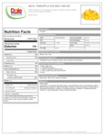 Dole_Nutrition_Facts_Pineapple_Chunks Dole_Nutrition_Facts_Pineapple_Chunks