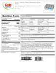 Dole 20 oz. Pineapple Slices Nutrition