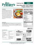 Dr. Praegers Black Bean Bits Nutrition Dr. Praegers Black Bean Bits Nutrition
