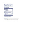 Ocean Spray Sweetened Dried Cranberries Nutrition Information