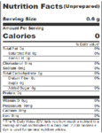 DriedOnion_nutritionlabel