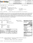 Dr. Smoothie Cookies & Cream Nutrition