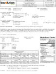 Dr.Smoothie Mocha Latte Nutrition