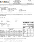 Dr. Smoothie Chocolate Truffle Nutrition