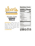 Eban's Bakehouse GF Dinner Roll Nutrition Eban's Bakehouse GF Dinner Roll Nutrition