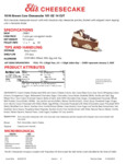 Eli's Brown Cow Cheesecake Nutrition Eli's Brown Cow Cheesecake Nutrition