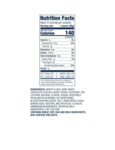 Famous Amos Chocolate Chip Cookie Nutrition