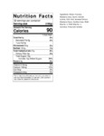 Fanale Blueberry Boba Nutrition