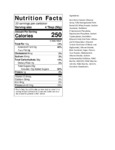 Fanale Taro Powder Nutrition