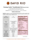 David Rio Flamingo Vanilla Chai Tea Nutrition
