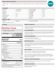 Nutrition / Ingredient Label