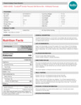 Nutrition / Ingredient Label