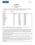 Nutrition
